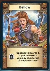 Bellow ability card