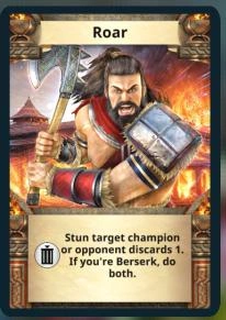 Roar ability card