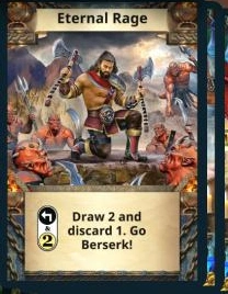 Eternal Rage skill card