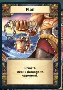 Flail treasure card