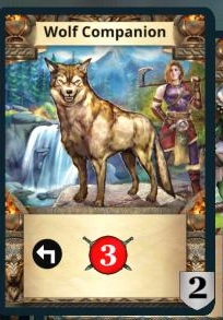 Wolf Companion treasure card