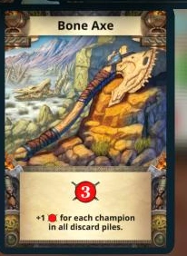 Bone Axe treasure card