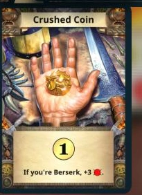 Crushed Coin treasure card