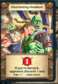 Disorienting Headbutt treasure card