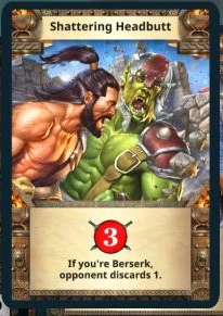 Shattering Headbutt treasure card
