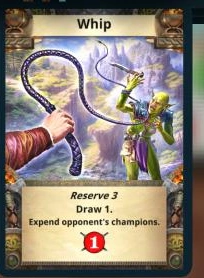 Whip treasure card