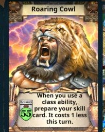 Roaring Cowl treasure card