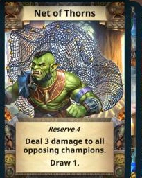 Net of Thorns treasure card