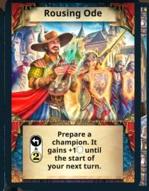 Rousing Ode skill card
