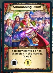 Summoning Drum treasure card