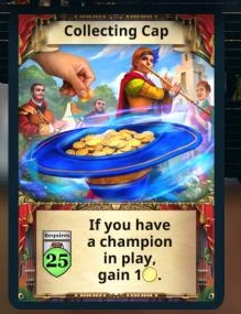 Collecting Cap treasure card