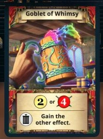Goblet of Whimsy treasure card