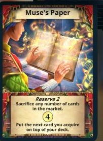 Muse's Paper treasure card