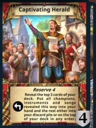 Captivating Herald treasure card