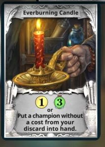 Everburning Candle treasure card