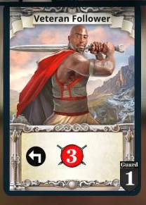 Veteran Follower treasure card