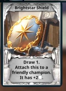 Brightstar Shield treasure card