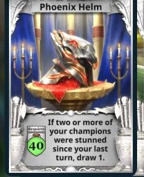 Phoenix Helm treasure card