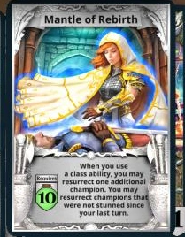 Mantle of Rebirth treasure card