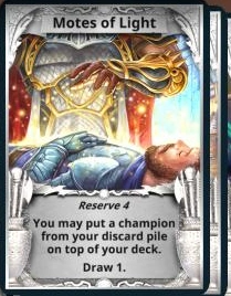 Motes of Light treasure card