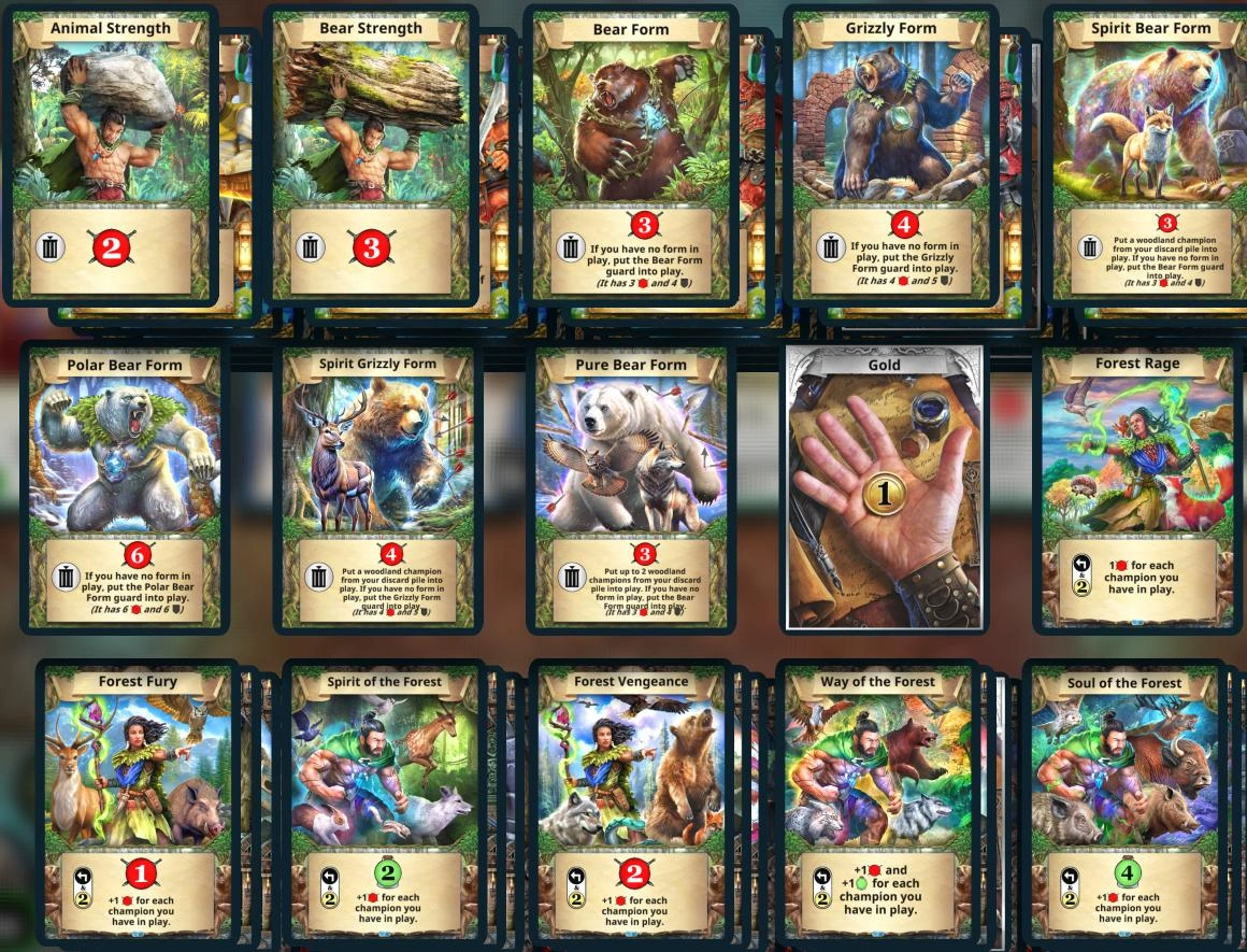 Druid abilities and skill source sheet