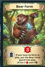 Bear Form ability card