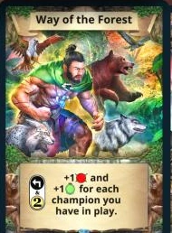 Way of the Forest skill card