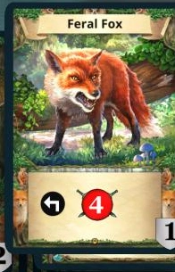 Feral Fox treasure card