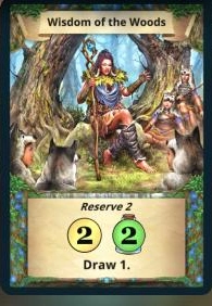 Wisdom of the Woods treasure card