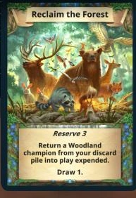 Reclaim the Forest treasure card
