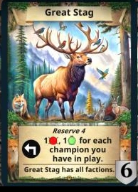 Great Stag treasure card