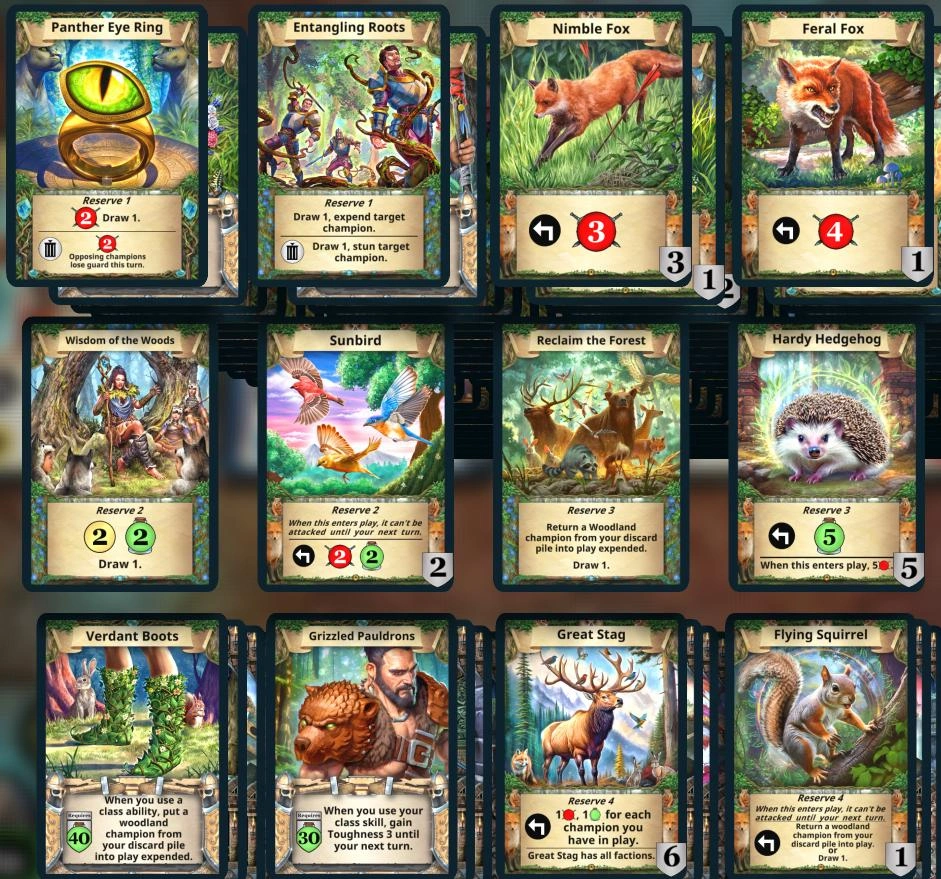 Druid treasures, levels 13-23 source sheet