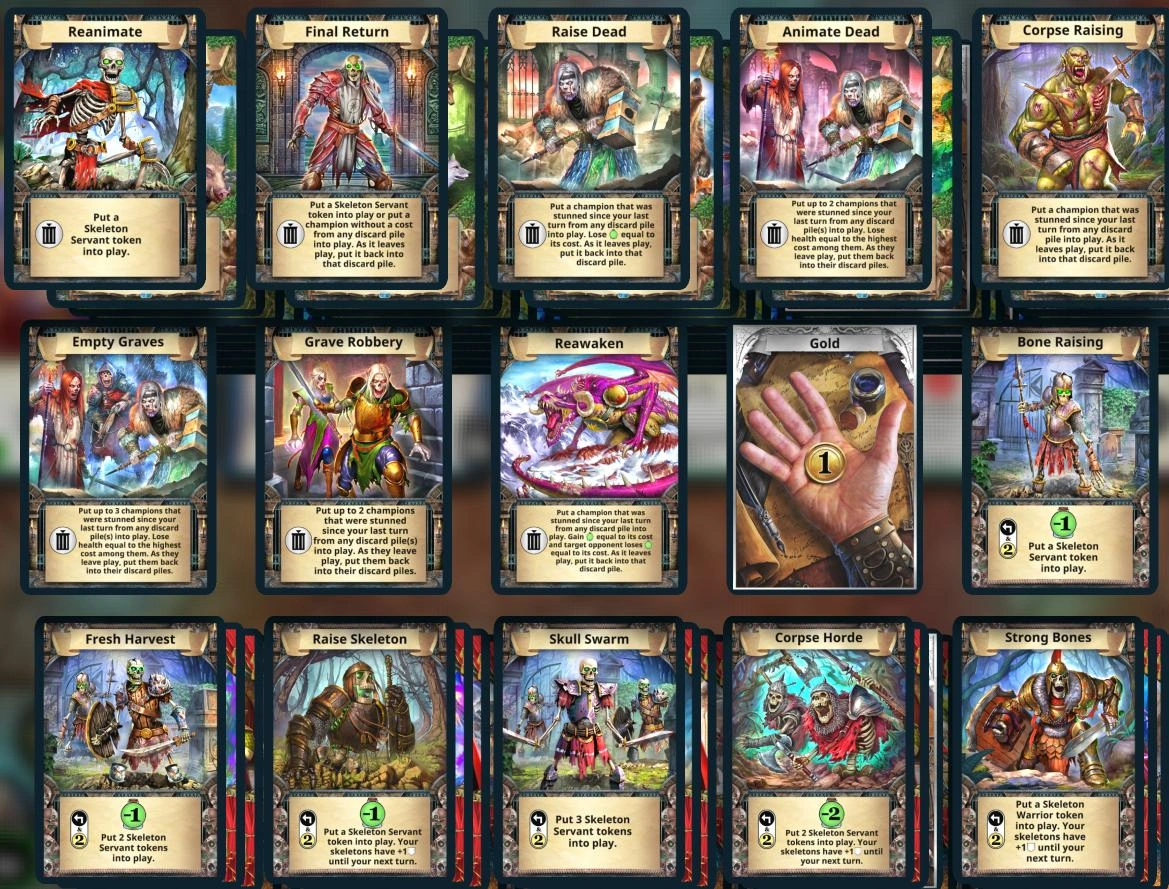 Necromancer abilities and skill source sheet