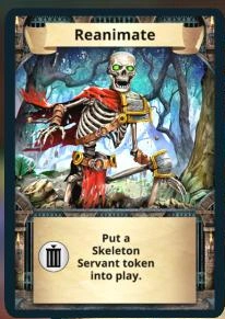 Reanimate ability card