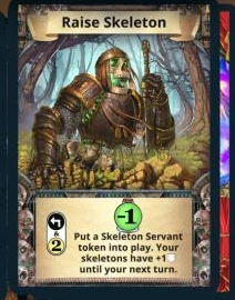 Raise Skeleton skill card