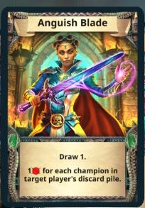 Anguish Blade treasure card