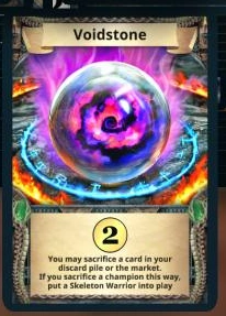 Voidstone treasure card