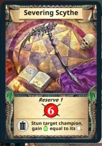Severing Scythe treasure card