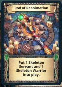 Rod of Reanimation treasure card