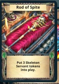 Rod of Spite treasure card
