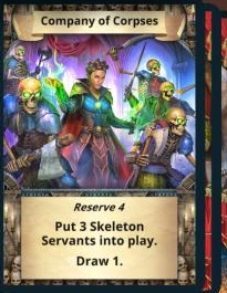 Company of Corpses treasure card