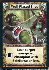 Well-Placed Shot ability card