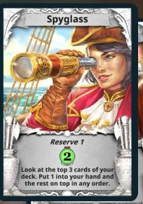 Spyglass treasure card