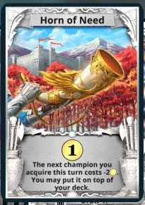 Horn of Need treasure card