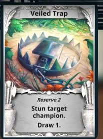 Veiled Trap treasure card
