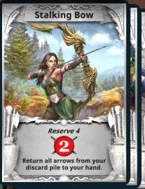 Stalking Bow treasure card