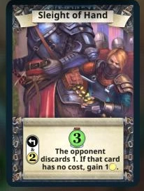 Sleight of Hand skill card