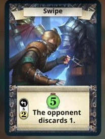 Swipe skill card