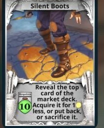 Silent Boots treasure card