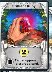 Brilliant Ruby treasure card